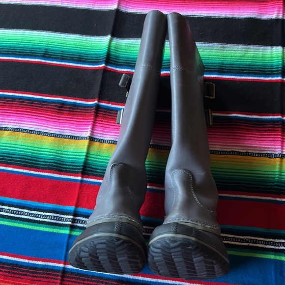 SOREL Slimpack Riding Tall II Waterproof Boots in Quarry/Pebble - Picture 10 of 14